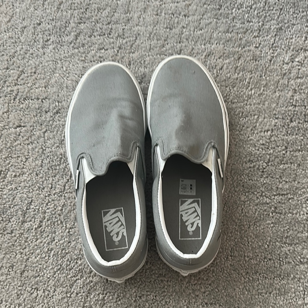 Vans Gray Sneakers Slip-On Shoes